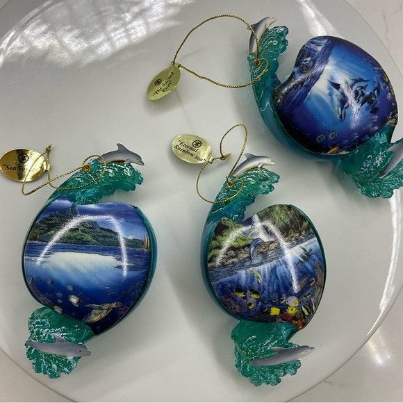 Vintage Bradford Editions Above & Below 9 Ornaments by Christian Riese Lassen - Picture 8 of 10